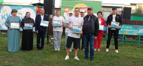 Районыбызның иң матур  ишегалдында күршеләр бәйрәме үтте