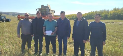В районе определили передовиков уборки