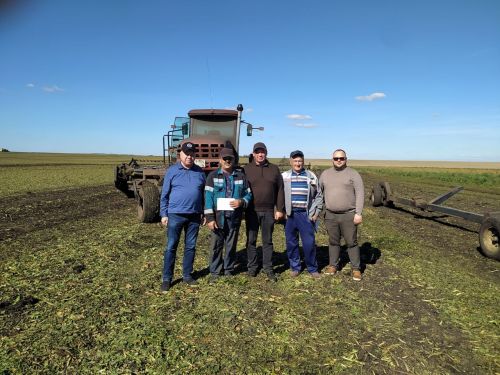 В районе определили передовиков уборки
