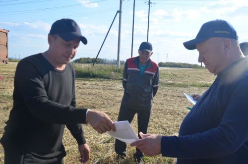 В районе наградили передовиков уборки