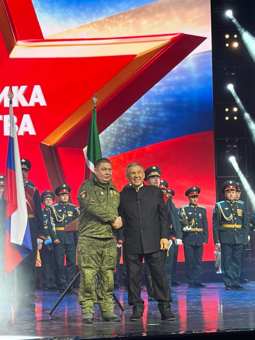 Батыр райондашыбыз медаль белән бүләкләнде