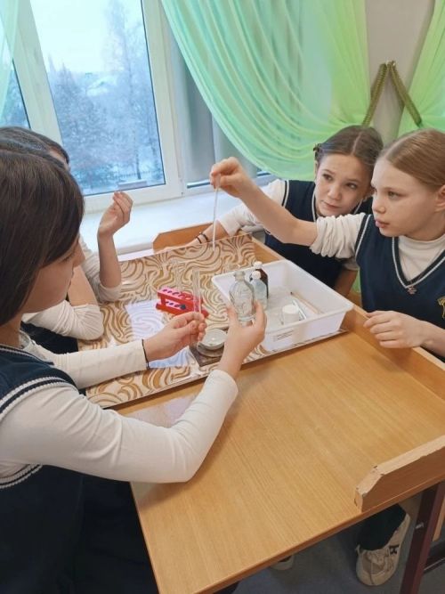 В Джалильской школе №2 прошла интерактивная выставка «Наука на ладошке»