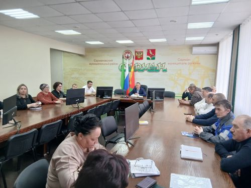 В Сарманово состоялось заседание в рамках готовности к половодью