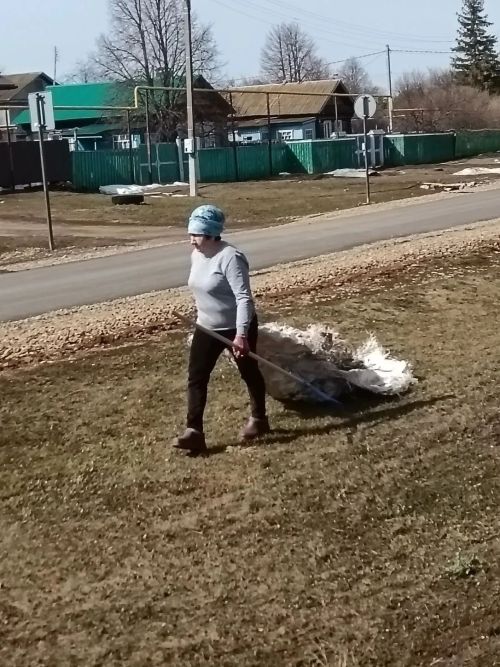 Янурыс авылында да өмәгә чыкканнар