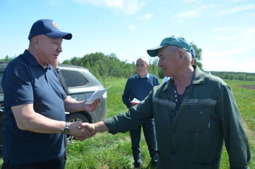 Передовики посева в районе получили заслуженные награды