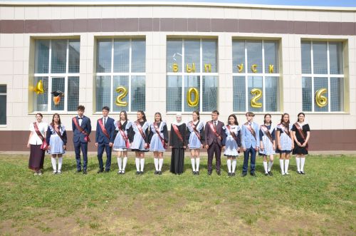 Сарман урта мәктәбен 14 укучы тәмамлады