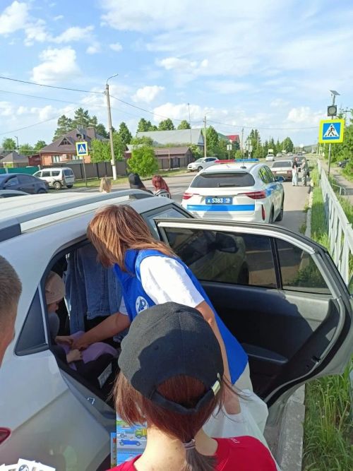 В Сарманово состоялась акция «Ребенок – главный пассажир!»