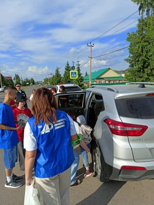 В Сарманово состоялась акция «Ребенок – главный пассажир!»