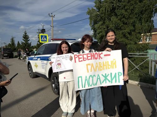 В Сарманово состоялась акция «Ребенок – главный пассажир!»