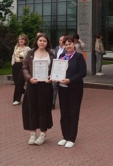 Ученица Сармановской гимназии награждена за победу в республиканской олимпиаде
