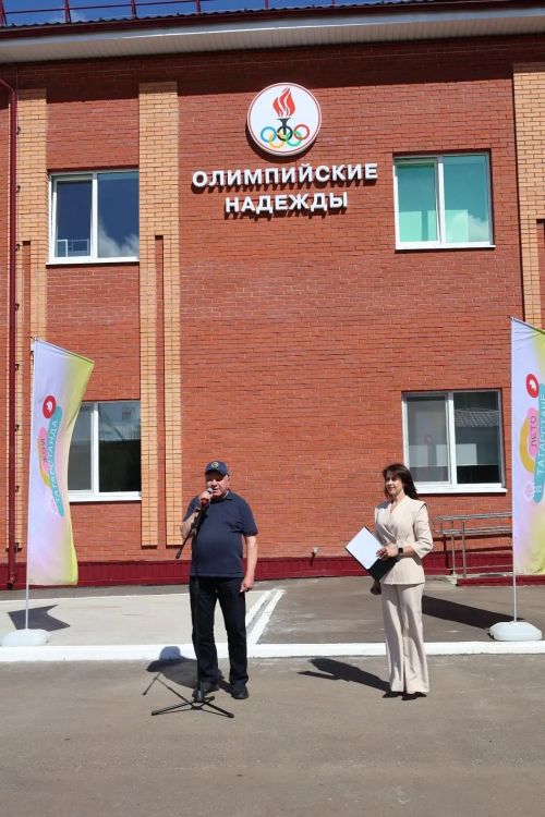 В районе открыли спортивный лагерь