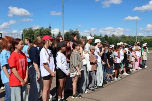 В районе открыли спортивный лагерь