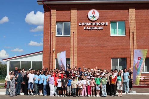 В районе открыли спортивный лагерь