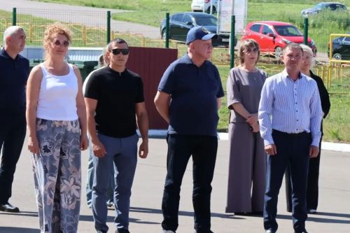 В районе открыли спортивный лагерь