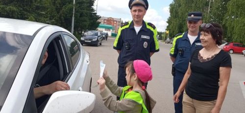 Джалильские дети написали письма водителям