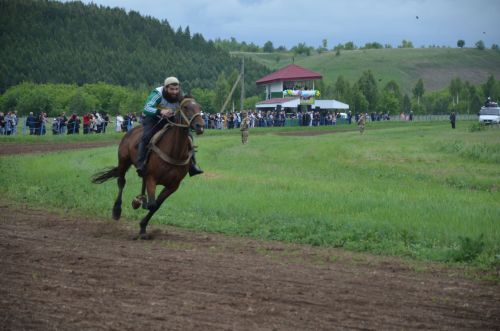 Атлар җилдән җитез чаптылар