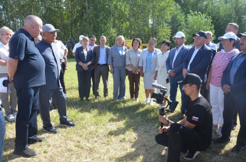 Районга Татарстан Рәисе Рөстәм Миңнеханов килде