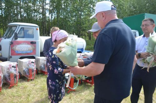 Районга Татарстан Рәисе Рөстәм Миңнеханов килде