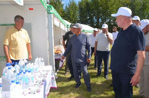 Районга Татарстан Рәисе Рөстәм Миңнеханов килде