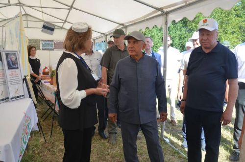 Районга Татарстан Рәисе Рөстәм Миңнеханов килде