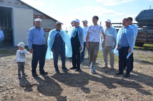 Районга Татарстан Рәисе Рөстәм Миңнеханов килде