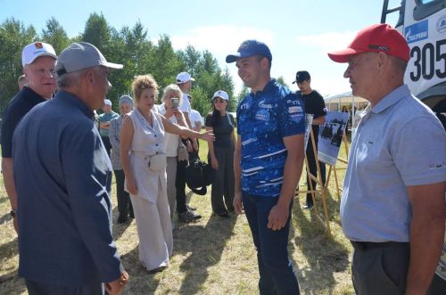 Районга Татарстан Рәисе Рөстәм Миңнеханов килде