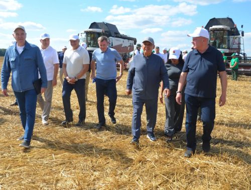 Районга Татарстан Рәисе Рөстәм Миңнеханов килде