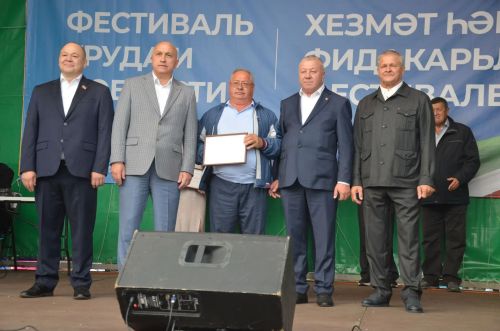 Сарманда хезмәт кешесенә хөрмәт бәйрәме үткәрелде
