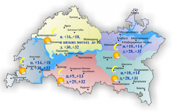 23 августка һава торышы һәм ай календаре