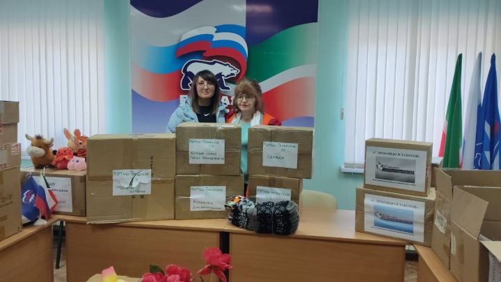Муртыштамаковцы отправили очередную партию гуманитарной помощи