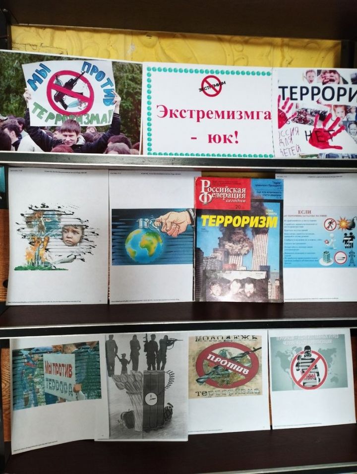 В Чурашевской сельской библиотеке прошла беседа на тему «Терроризм — угроза общая»