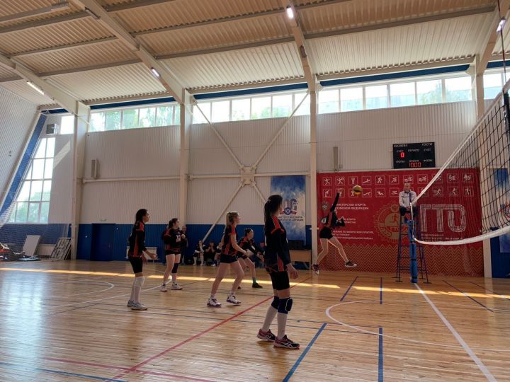 Женская команда района по волейболу вышла в финал сельских игр