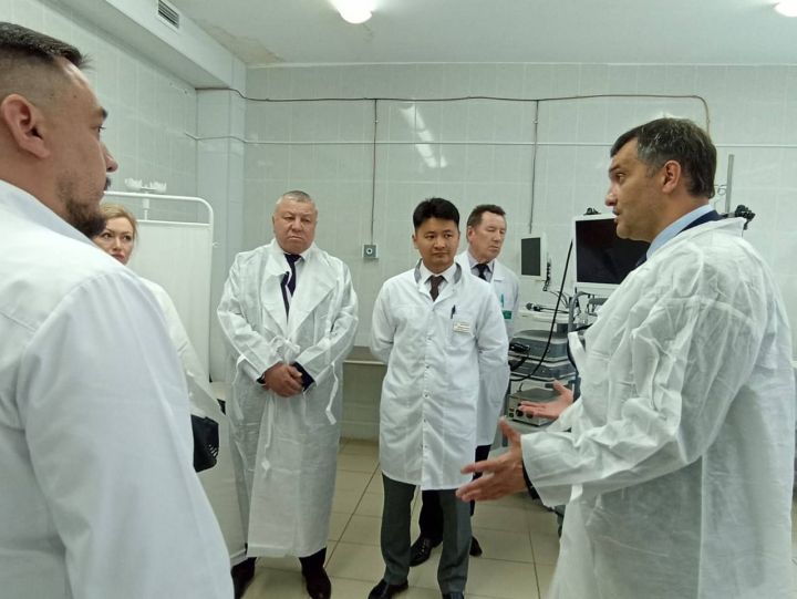 Министр здравоохранения РТ совершил рабочий визит в Сармановскую ЦРБ