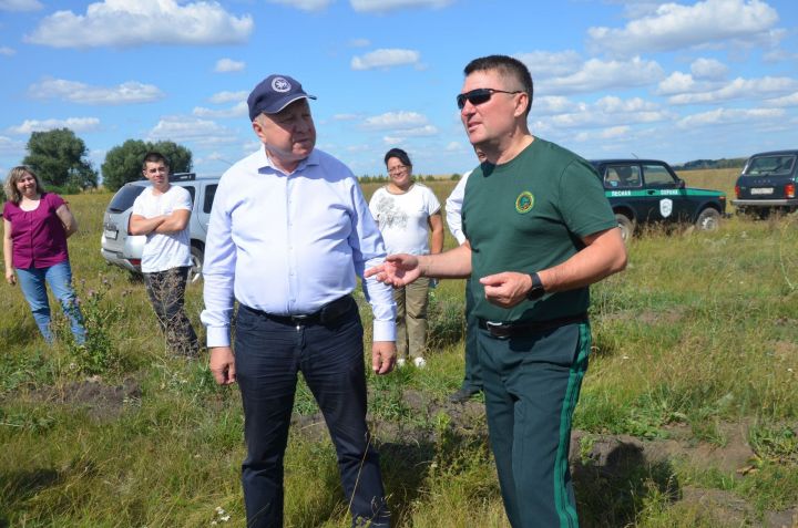 Районга ТР Урман хуҗалыгы министры Равил Кузюров килде