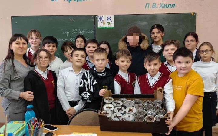 Учащиеся Джалильском гимназии встретились с участником СВО