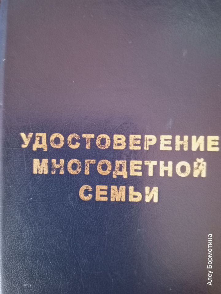Районның күп балалы гаиләләренә таныклык бирәләр