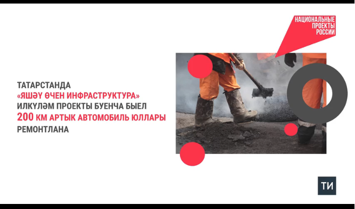 Татарстанда илкүләм проект буенча быел 200 километрдан артык автоюллар ремонтланачак