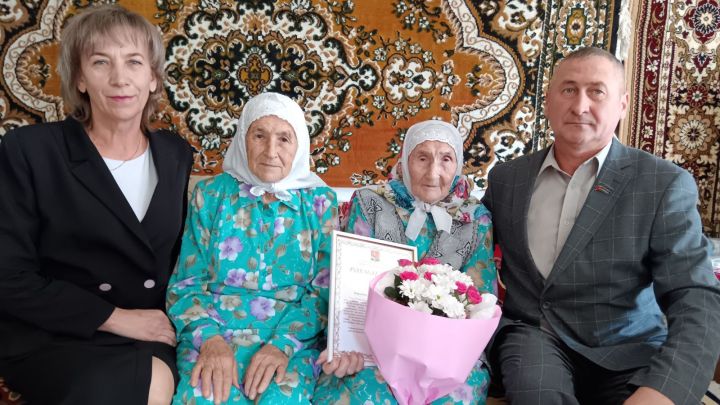 Ветеран труда Нурсина Ибрагимова из с.Сарайлы отметила 90-летие