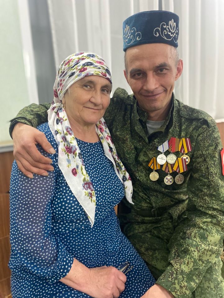 Хәрби операциядәге райондашыбыз ялга кайткан